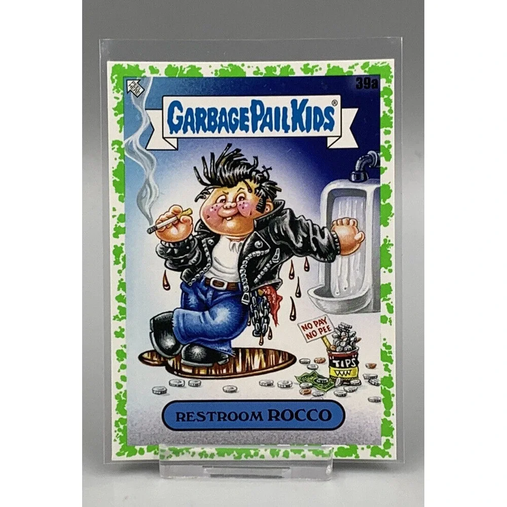 Green Parallel 2020 Garbage Pail‎ Kids LATE TO SCHOOL Restroom Rocco